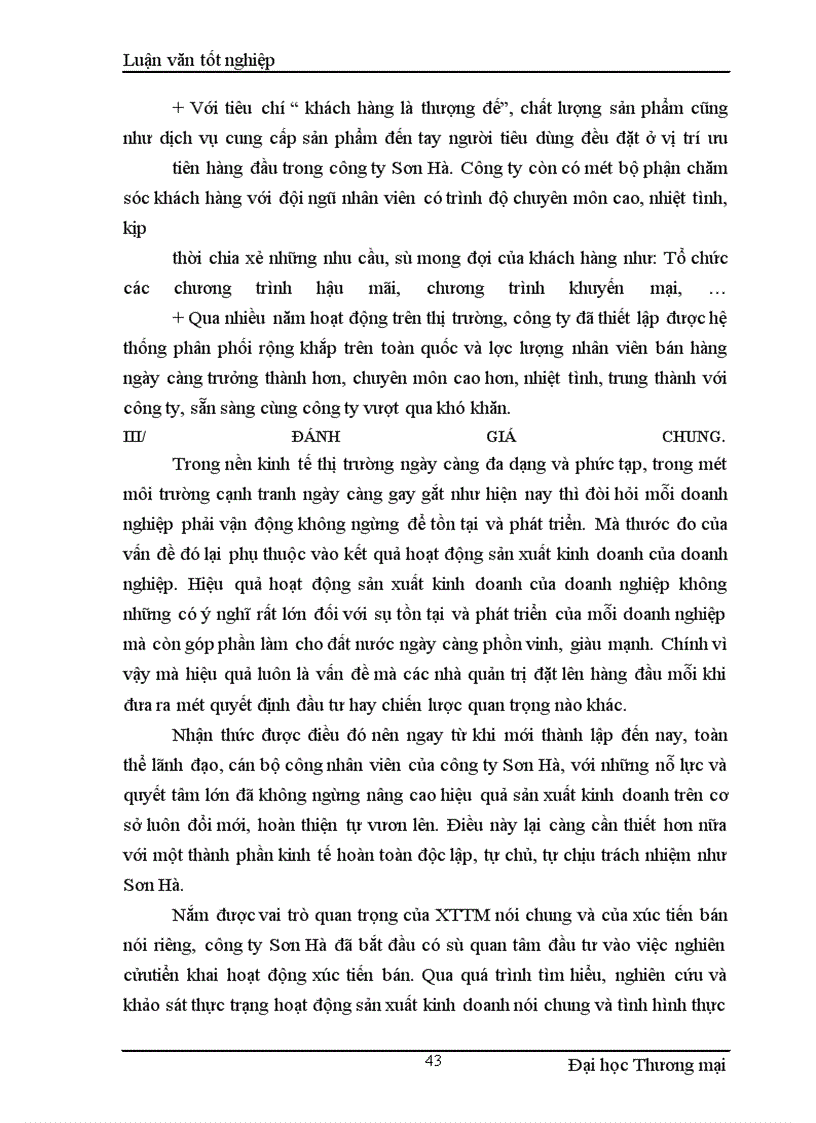 image for page Nghiệp vụ xúc tiến bán tại công ty TNHH Cơ Kim Khí Sơn Hà