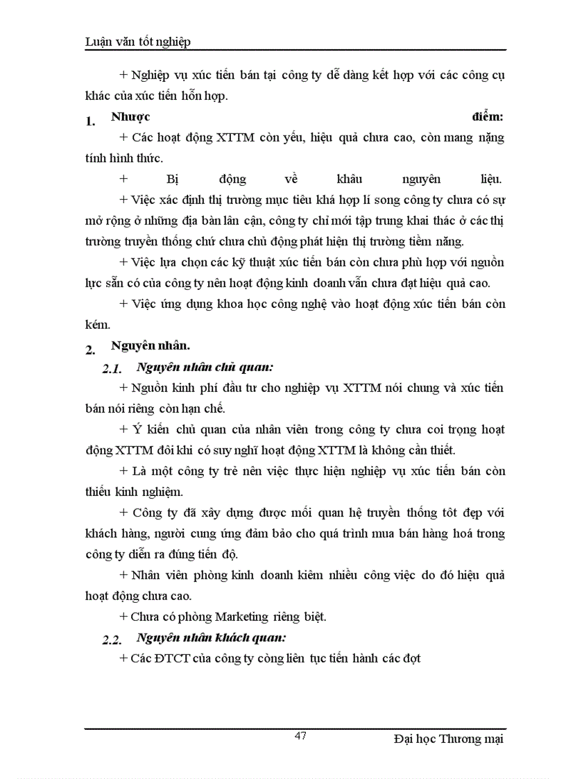 image for page Nghiệp vụ xúc tiến bán tại công ty TNHH Cơ Kim Khí Sơn Hà