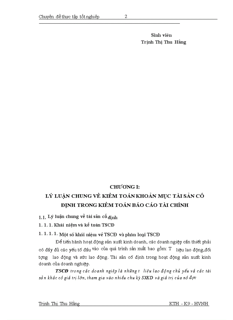 image for page Hoàn thiện quy trình kiểm toán khoản mục tài sản cố định trong kiểm toán báo cáo tài chính do Công ty TNHH Kiểm toán và Định giá Việt Nam thực hiện