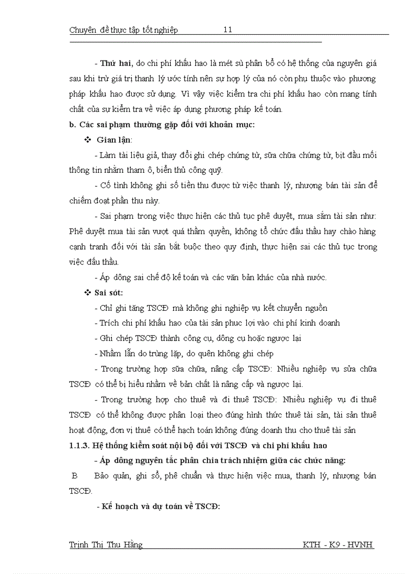 image for page Hoàn thiện quy trình kiểm toán khoản mục tài sản cố định trong kiểm toán báo cáo tài chính do Công ty TNHH Kiểm toán và Định giá Việt Nam thực hiện