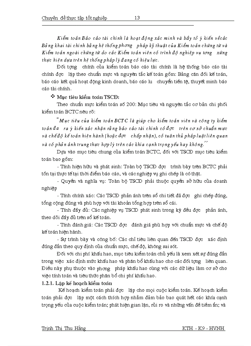 image for page Hoàn thiện quy trình kiểm toán khoản mục tài sản cố định trong kiểm toán báo cáo tài chính do Công ty TNHH Kiểm toán và Định giá Việt Nam thực hiện