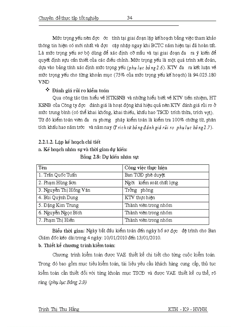 image for page Hoàn thiện quy trình kiểm toán khoản mục tài sản cố định trong kiểm toán báo cáo tài chính do Công ty TNHH Kiểm toán và Định giá Việt Nam thực hiện