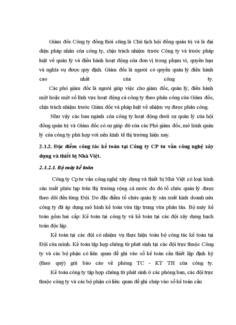 image for page Thực trạng về kế toán chi phí sản xuất và tính giá thành sản phẩm xây lắp tại công ty cp tư vấn công nghệ xây dựng và thiết bị nhà Việt