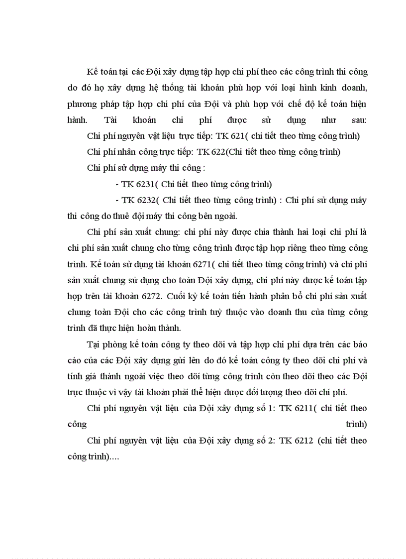 image for page Thực trạng về kế toán chi phí sản xuất và tính giá thành sản phẩm xây lắp tại công ty cp tư vấn công nghệ xây dựng và thiết bị nhà Việt