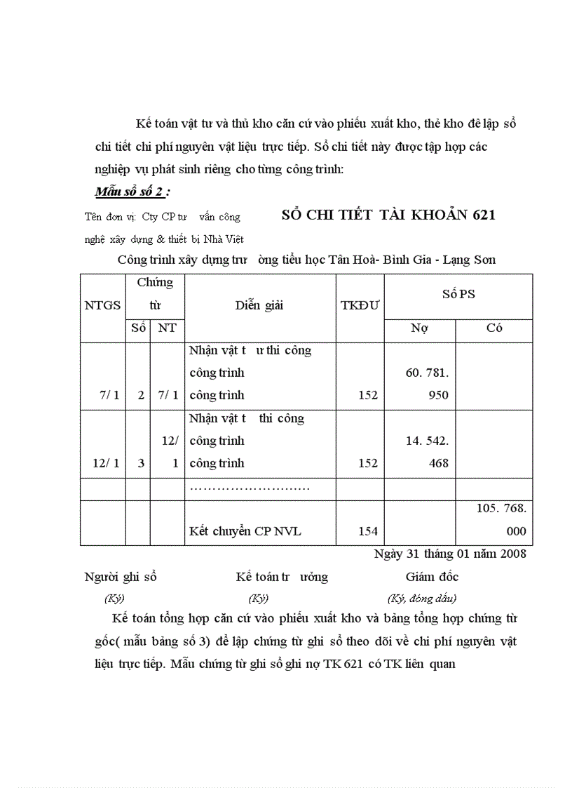 image for page Thực trạng về kế toán chi phí sản xuất và tính giá thành sản phẩm xây lắp tại công ty cp tư vấn công nghệ xây dựng và thiết bị nhà Việt