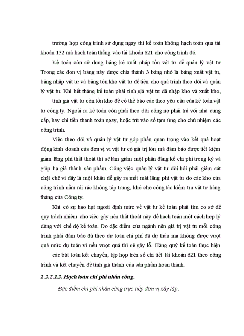 image for page Thực trạng về kế toán chi phí sản xuất và tính giá thành sản phẩm xây lắp tại công ty cp tư vấn công nghệ xây dựng và thiết bị nhà Việt