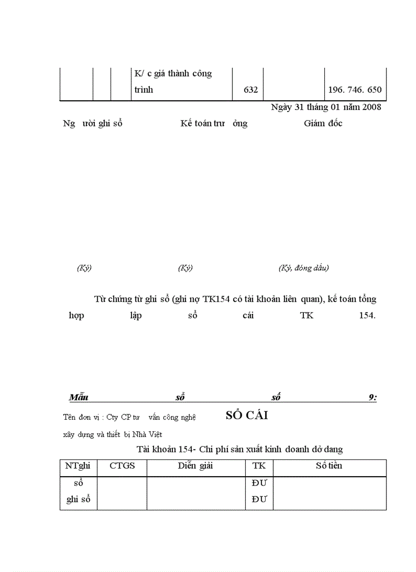 image for page Thực trạng về kế toán chi phí sản xuất và tính giá thành sản phẩm xây lắp tại công ty cp tư vấn công nghệ xây dựng và thiết bị nhà Việt