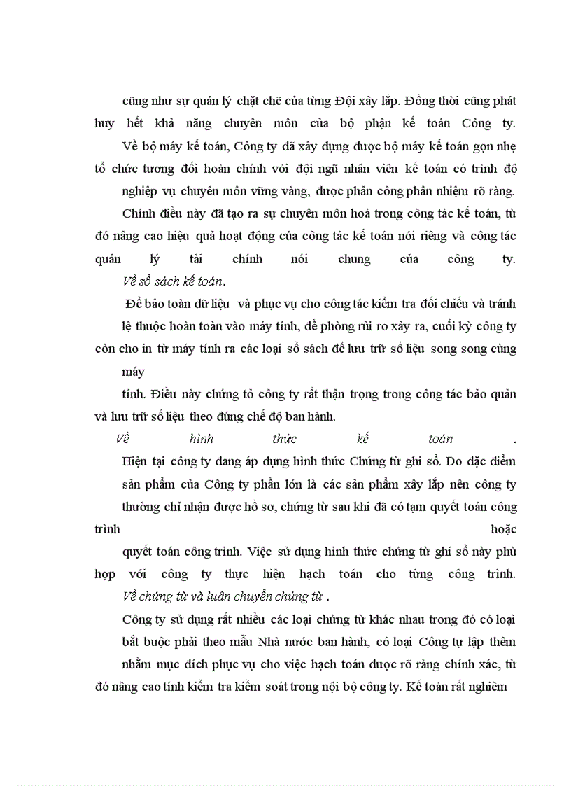 image for page Thực trạng về kế toán chi phí sản xuất và tính giá thành sản phẩm xây lắp tại công ty cp tư vấn công nghệ xây dựng và thiết bị nhà Việt