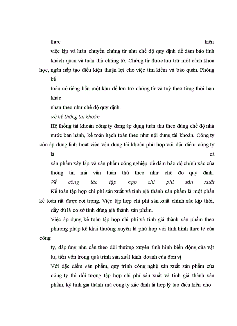 image for page Thực trạng về kế toán chi phí sản xuất và tính giá thành sản phẩm xây lắp tại công ty cp tư vấn công nghệ xây dựng và thiết bị nhà Việt