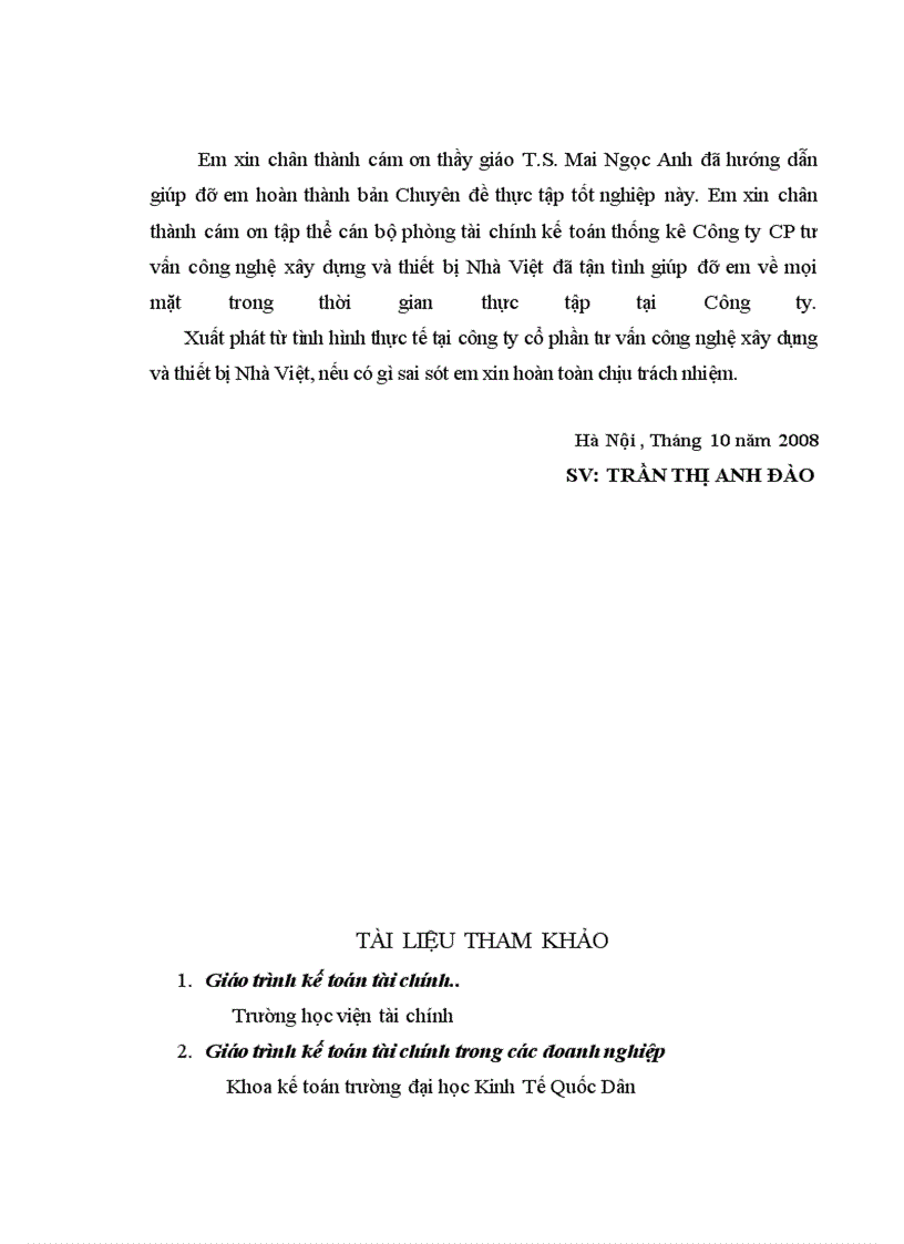 image for page Thực trạng về kế toán chi phí sản xuất và tính giá thành sản phẩm xây lắp tại công ty cp tư vấn công nghệ xây dựng và thiết bị nhà Việt