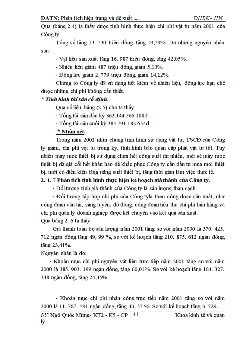 image for page Phân tích hiện trạng và đề xuất nâng cao chất lượng của Công ty Tuyển Than Cửa Ông.