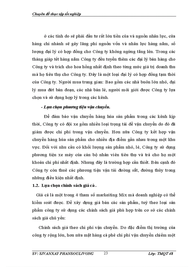 image for page Giải pháp đẩy mạnh tiêu thụ cà phê ở trong thị trường nội địa của công ty cồ phần tập đoàn Thái Hòa.