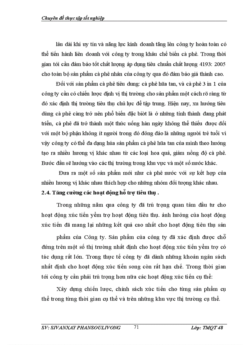 image for page Giải pháp đẩy mạnh tiêu thụ cà phê ở trong thị trường nội địa của công ty cồ phần tập đoàn Thái Hòa.