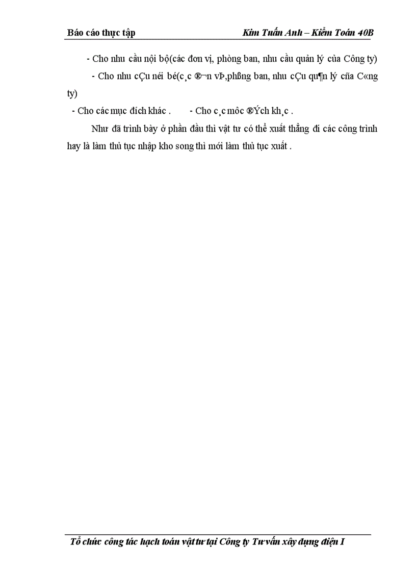 image for page Báo cáo thực tập tại Công ty tư vấn xây dựng điện I