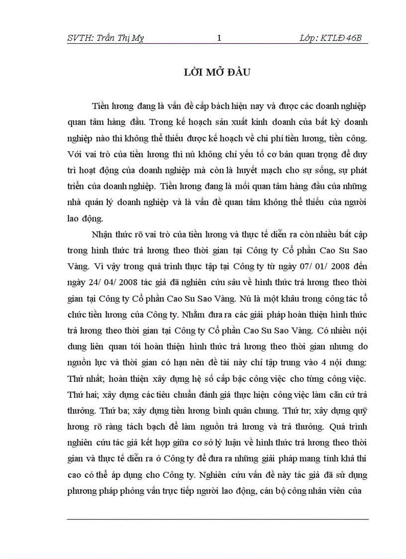 image for page Hình thức trả lương theo thời gian tại Công ty Cổ phần Cao Su Sao Vàng – Thực trạng và giải pháp