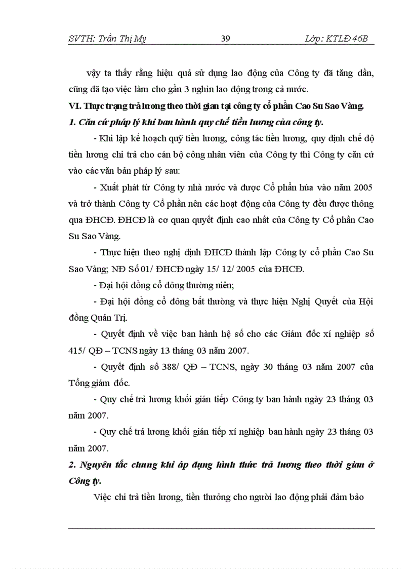 image for page Hình thức trả lương theo thời gian tại Công ty Cổ phần Cao Su Sao Vàng – Thực trạng và giải pháp