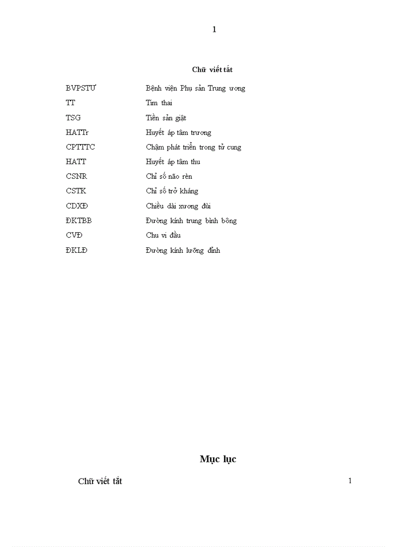 image for page Nghiên cứu giá trị tiên đoán tình trạng thai của một số thăm dò trên bệnh nhân tiền sản giật tại bvpstw