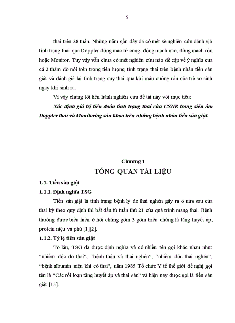 image for page Nghiên cứu giá trị tiên đoán tình trạng thai của một số thăm dò trên bệnh nhân tiền sản giật tại bvpstw