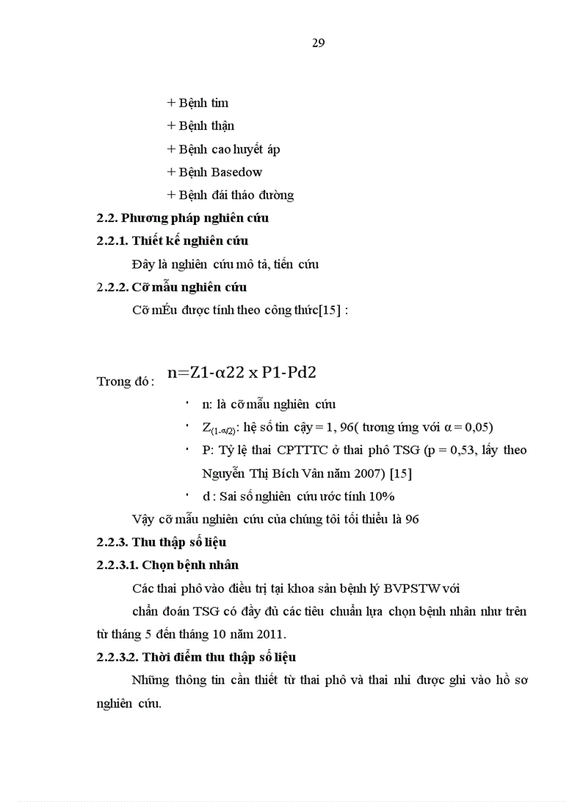 image for page Nghiên cứu giá trị tiên đoán tình trạng thai của một số thăm dò trên bệnh nhân tiền sản giật tại bvpstw