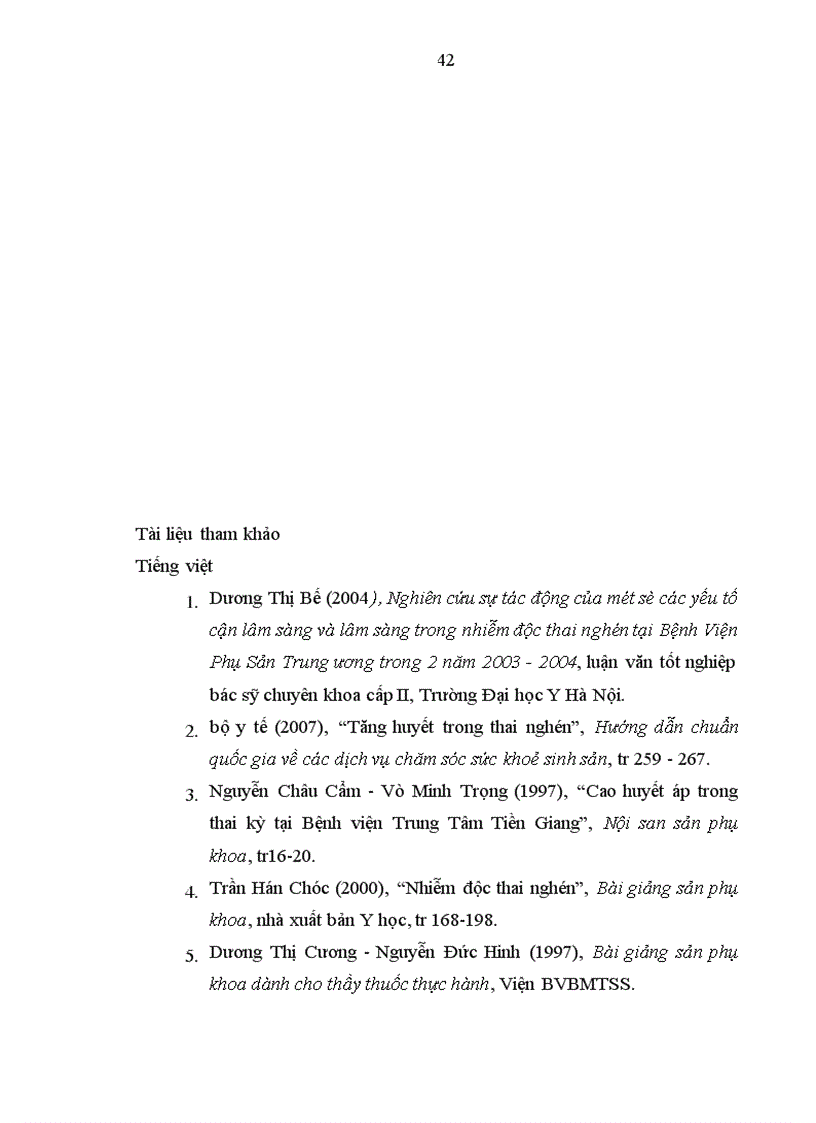 image for page Nghiên cứu giá trị tiên đoán tình trạng thai của một số thăm dò trên bệnh nhân tiền sản giật tại bvpstw