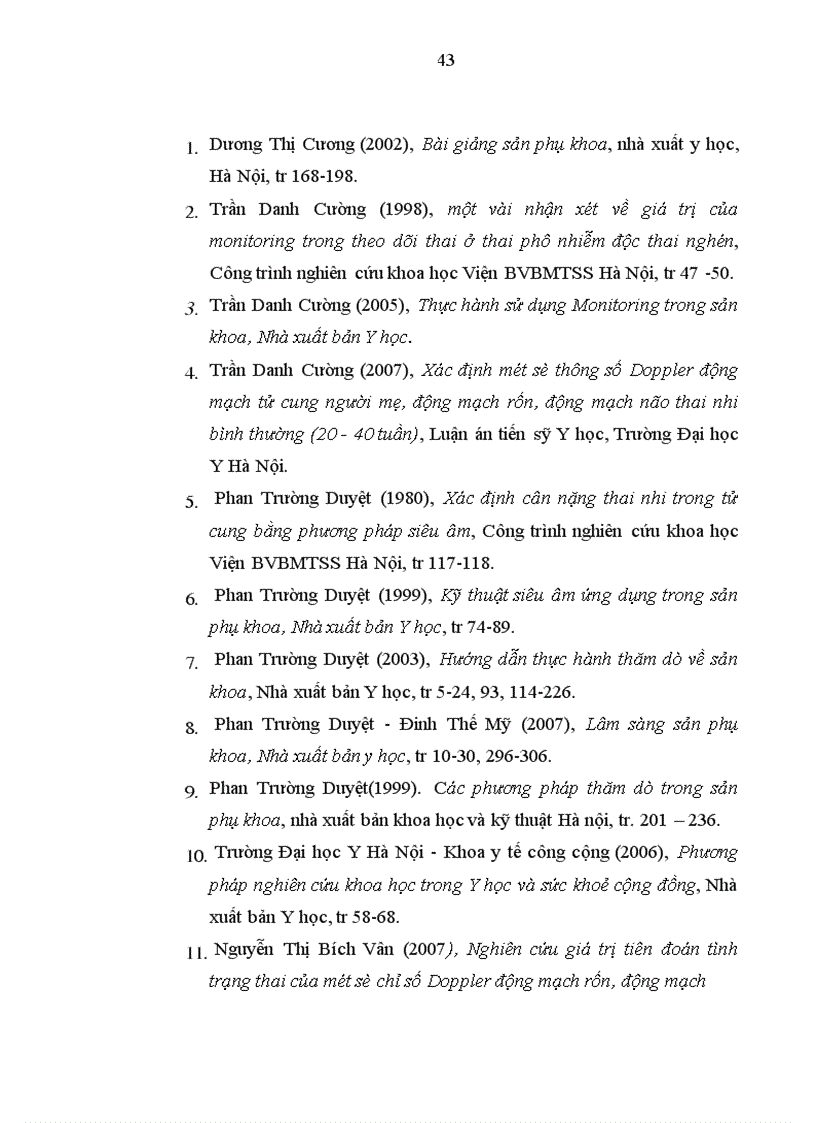 image for page Nghiên cứu giá trị tiên đoán tình trạng thai của một số thăm dò trên bệnh nhân tiền sản giật tại bvpstw