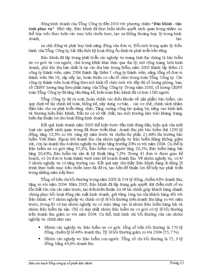 image for page Bản cáo bạch Tổng công ty cổ phần Bảo Minh