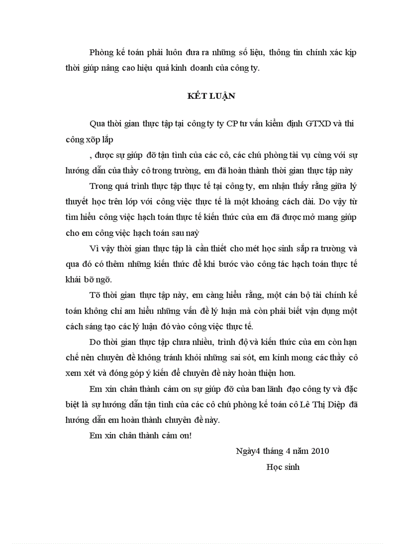 image for page Báo cáo thực tập tại ông ty cổ phần tư vấn kiểm định gtxd và thi công xây lắp