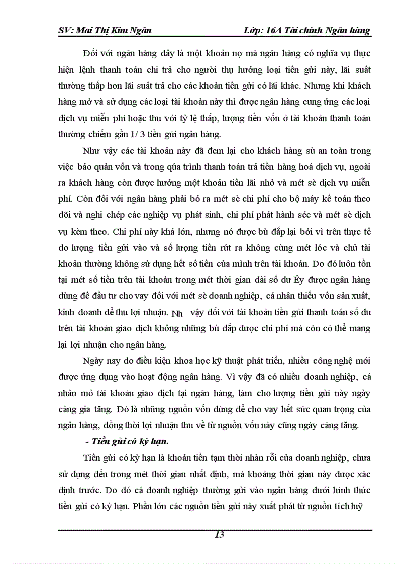 image for page Công tác huy động vốn và sử dụng vốn của ngân hàng Việt Nam Tín Nghĩa chi nhánh Hà Nội