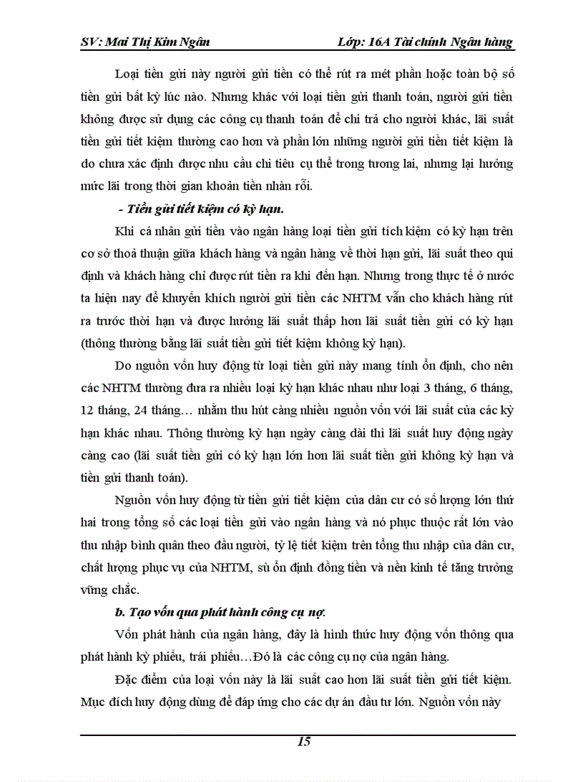 image for page Công tác huy động vốn và sử dụng vốn của ngân hàng Việt Nam Tín Nghĩa chi nhánh Hà Nội