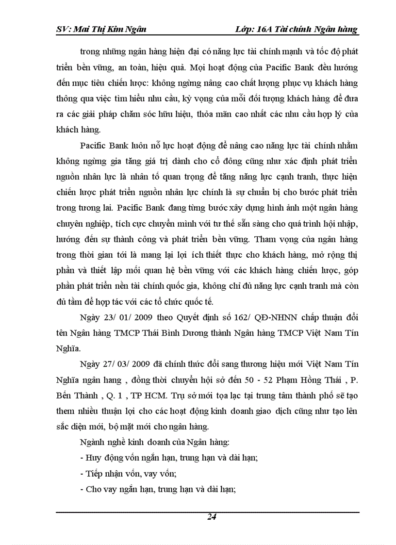 image for page Công tác huy động vốn và sử dụng vốn của ngân hàng Việt Nam Tín Nghĩa chi nhánh Hà Nội