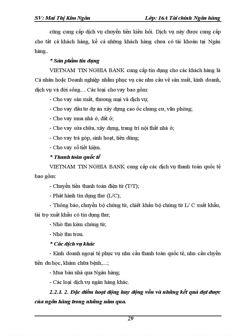 image for page Công tác huy động vốn và sử dụng vốn của ngân hàng Việt Nam Tín Nghĩa chi nhánh Hà Nội