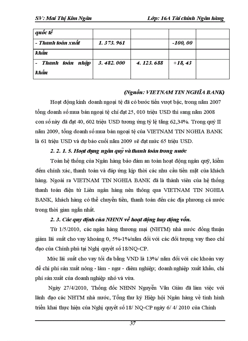 image for page Công tác huy động vốn và sử dụng vốn của ngân hàng Việt Nam Tín Nghĩa chi nhánh Hà Nội