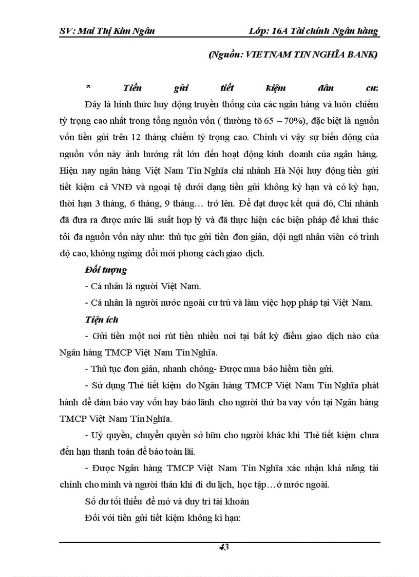 image for page Công tác huy động vốn và sử dụng vốn của ngân hàng Việt Nam Tín Nghĩa chi nhánh Hà Nội