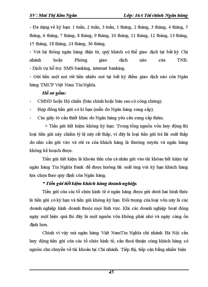 image for page Công tác huy động vốn và sử dụng vốn của ngân hàng Việt Nam Tín Nghĩa chi nhánh Hà Nội