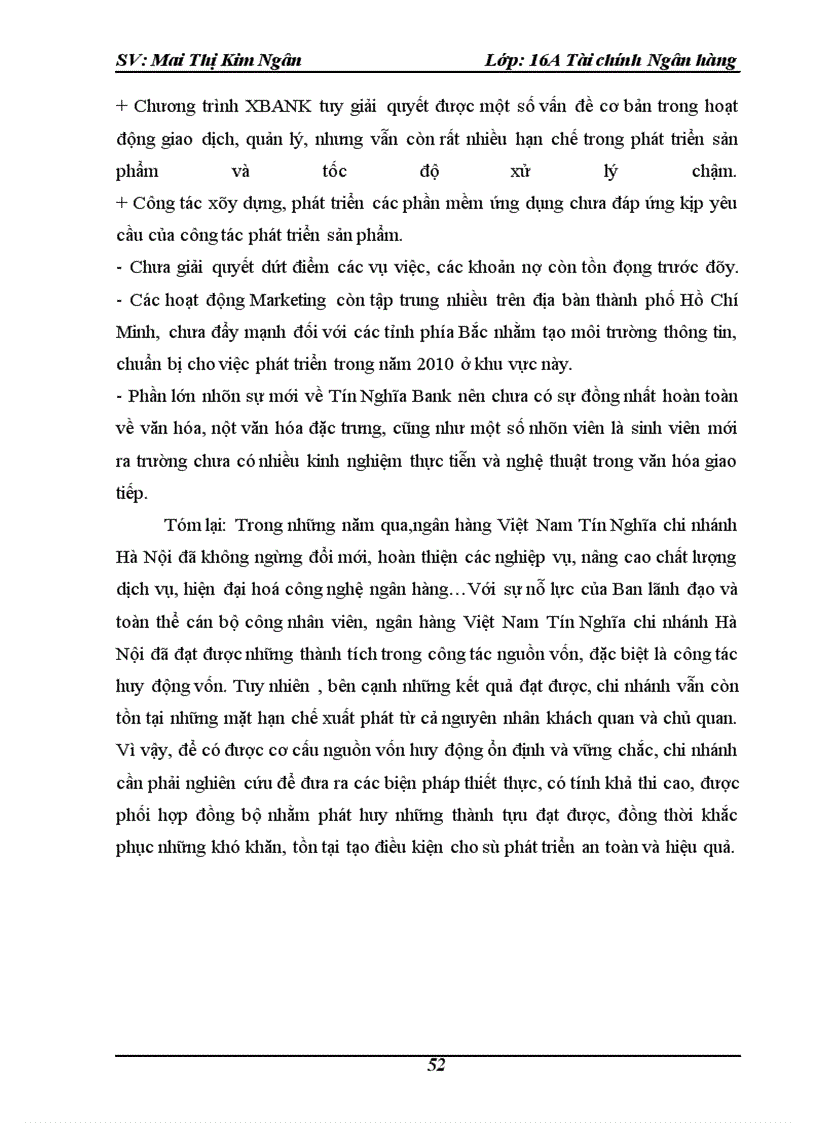 image for page Công tác huy động vốn và sử dụng vốn của ngân hàng Việt Nam Tín Nghĩa chi nhánh Hà Nội