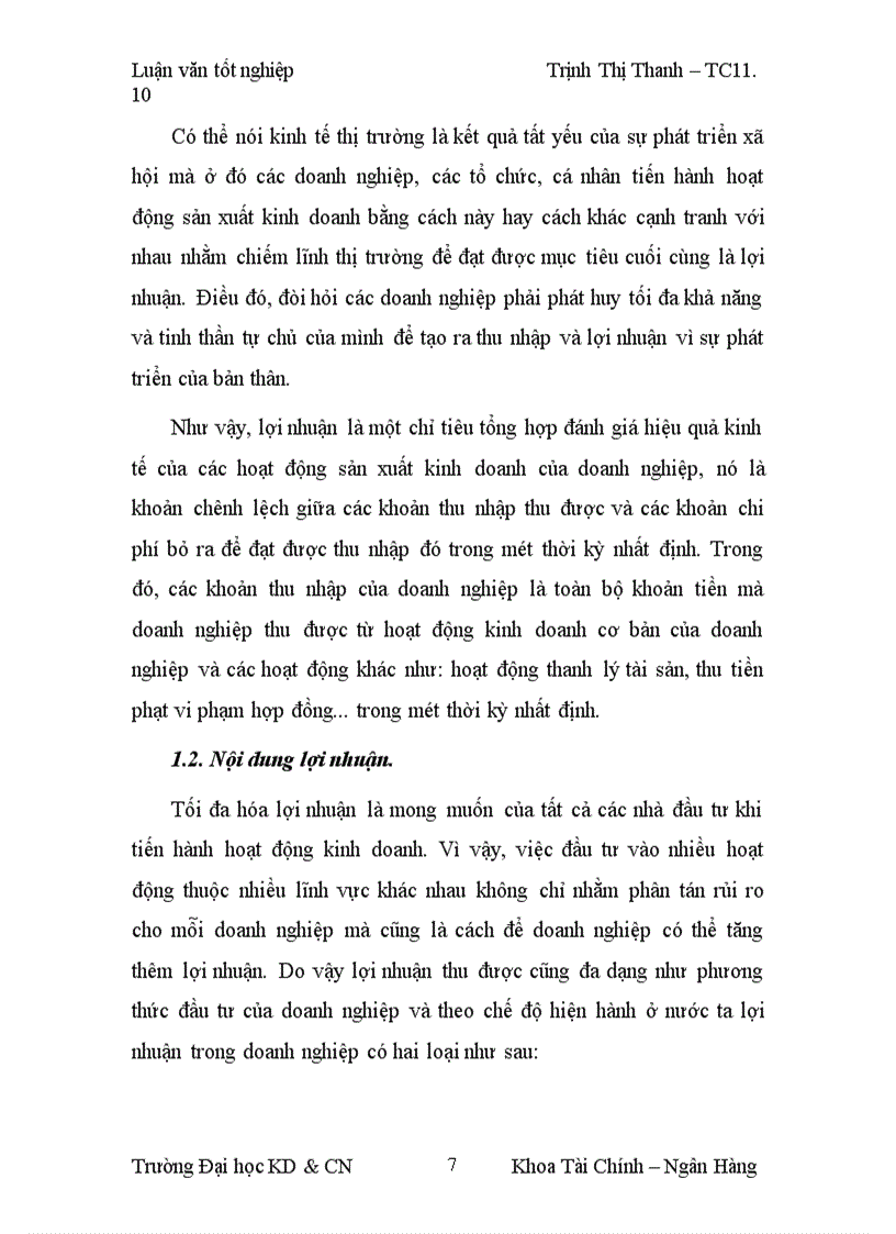 image for page Lợi nhuận và một số biện pháp làm tăng lợi nhuận tại Công ty TNHH á phi