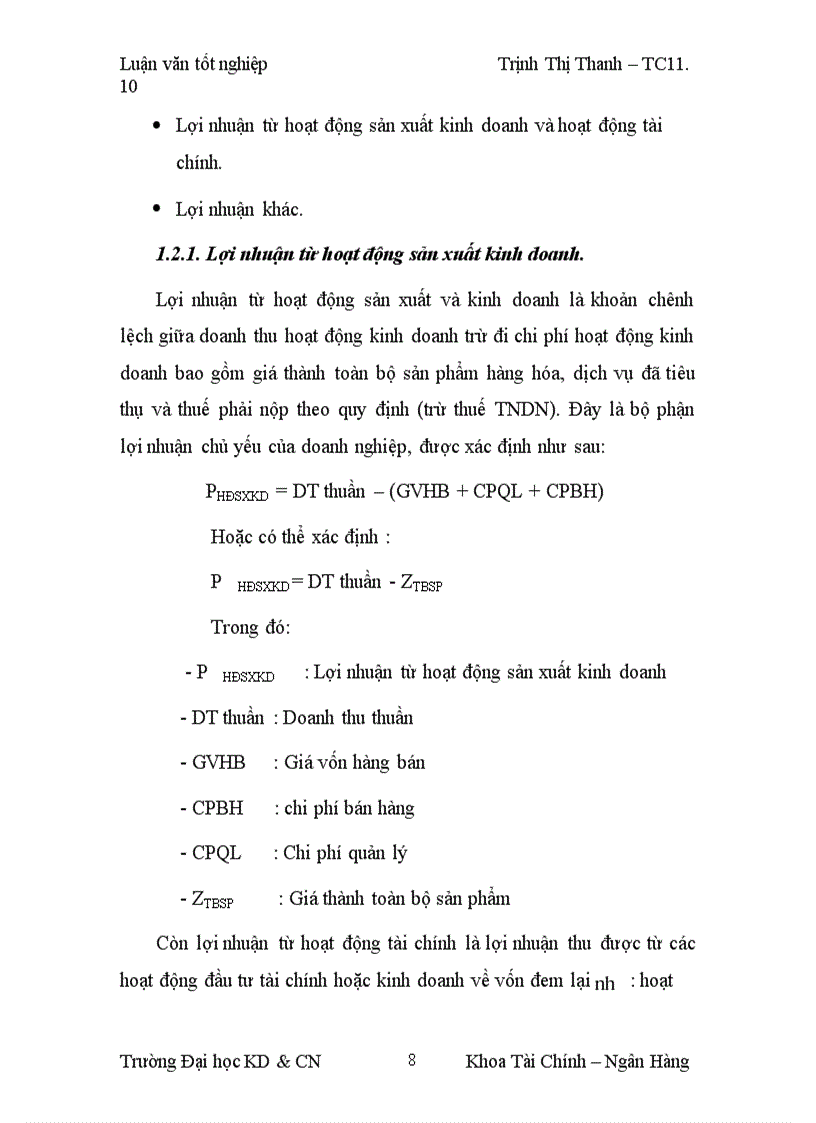image for page Lợi nhuận và một số biện pháp làm tăng lợi nhuận tại Công ty TNHH á phi
