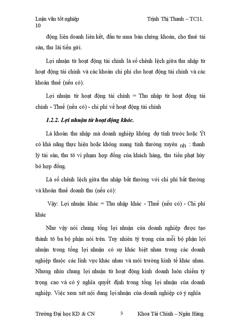 image for page Lợi nhuận và một số biện pháp làm tăng lợi nhuận tại Công ty TNHH á phi