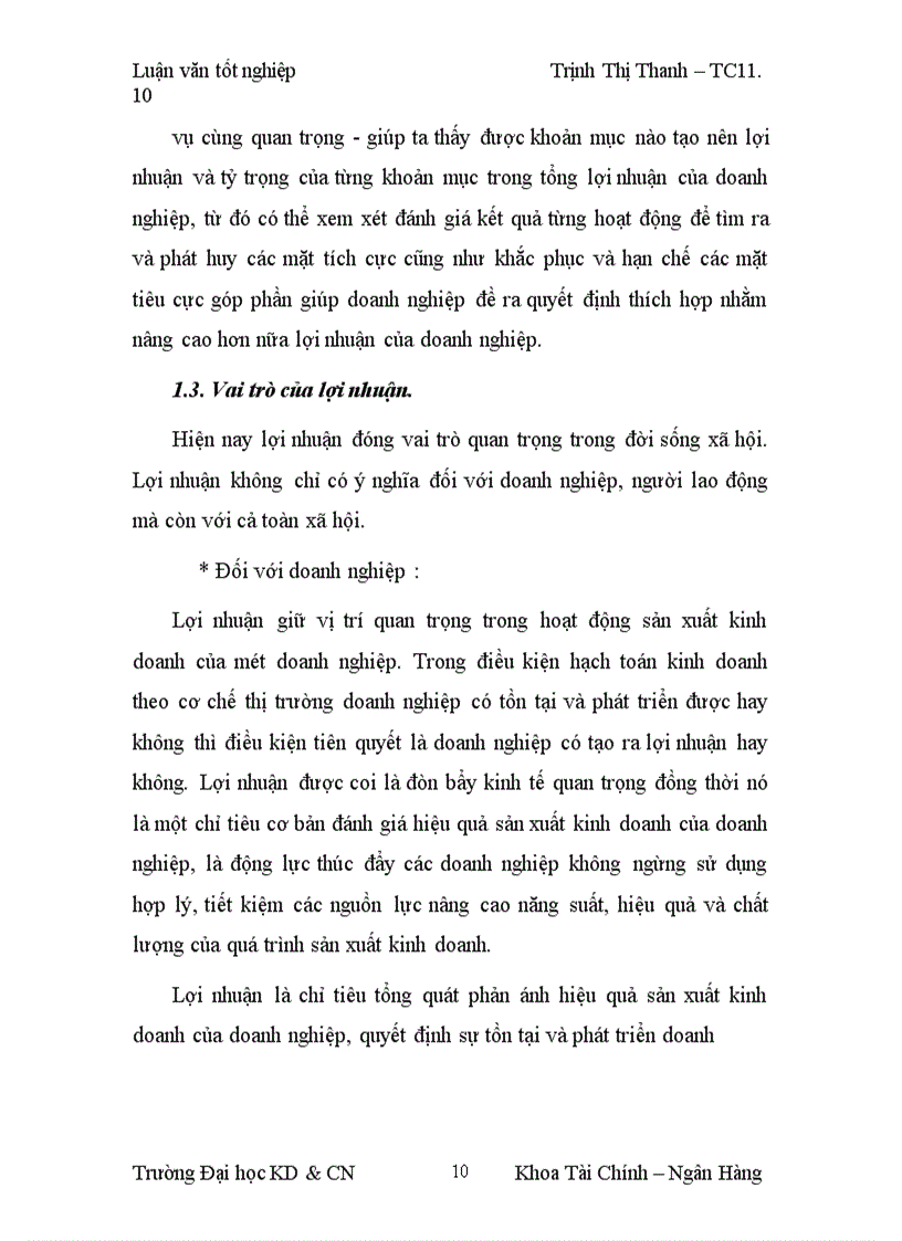 image for page Lợi nhuận và một số biện pháp làm tăng lợi nhuận tại Công ty TNHH á phi