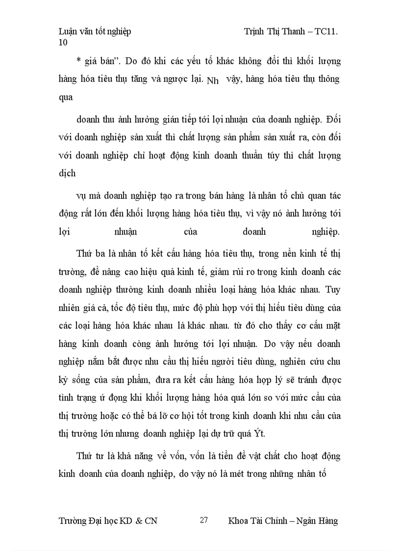 image for page Lợi nhuận và một số biện pháp làm tăng lợi nhuận tại Công ty TNHH á phi