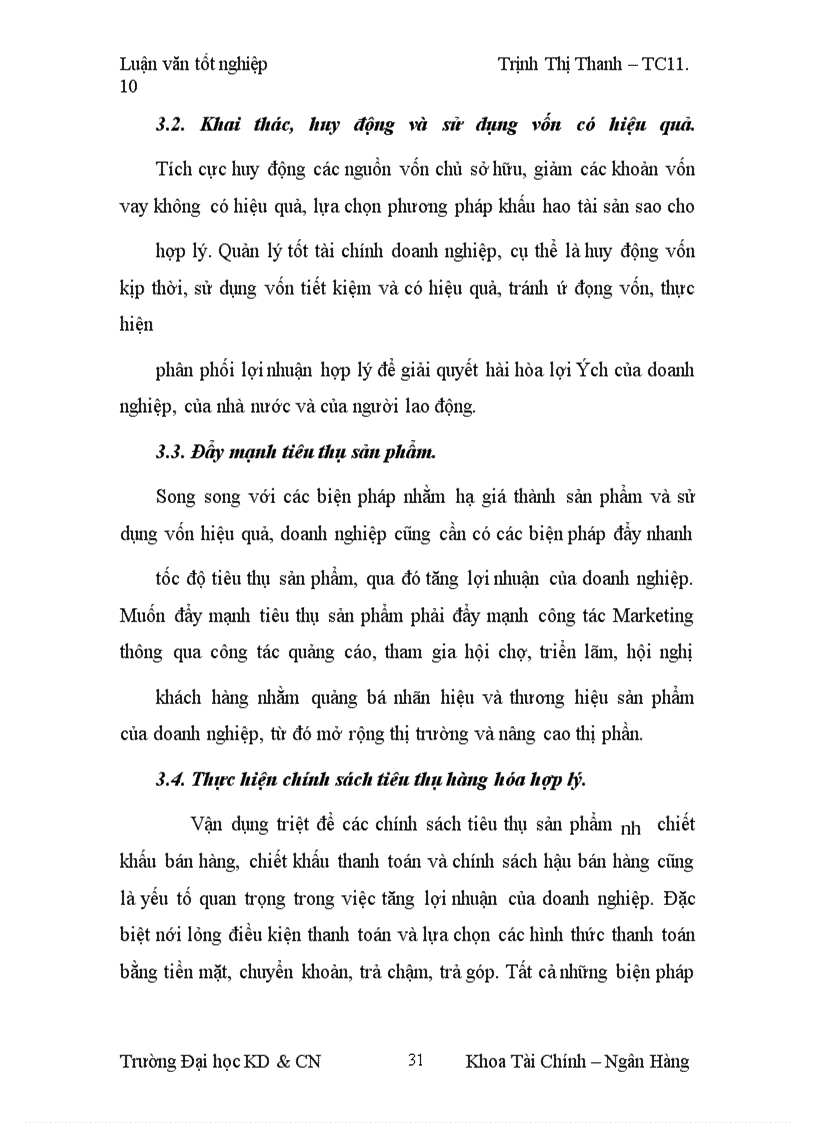 image for page Lợi nhuận và một số biện pháp làm tăng lợi nhuận tại Công ty TNHH á phi