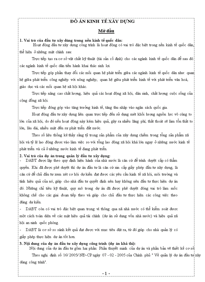 image for page Đồ án kinh tế xây dựng