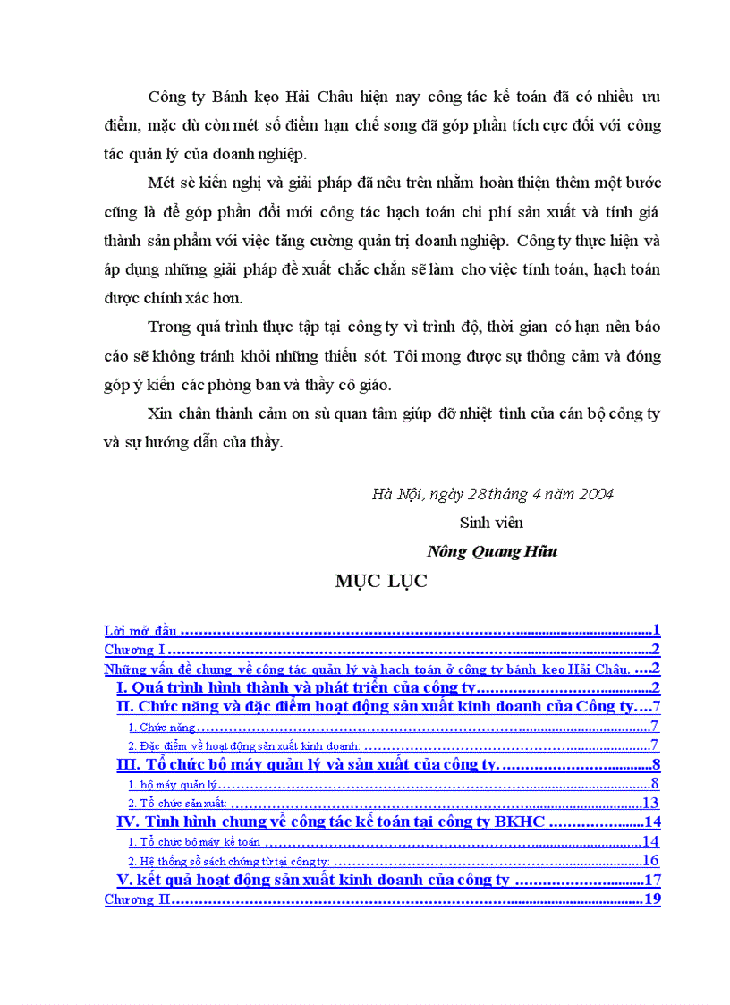 image for page Thực trạng công tác hạch toán tại công ty bánh kẹo Hải Châu