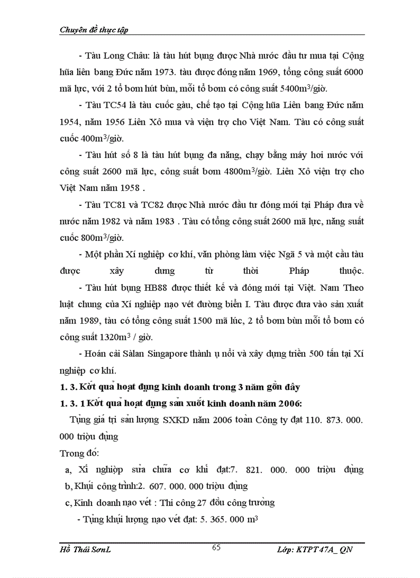 image for page Một số vấn đề về nâng cao hiệu quả sử dụng vốn ở Công ty Nạo vét Đường biển I