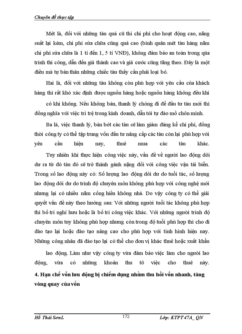 image for page Một số vấn đề về nâng cao hiệu quả sử dụng vốn ở Công ty Nạo vét Đường biển I