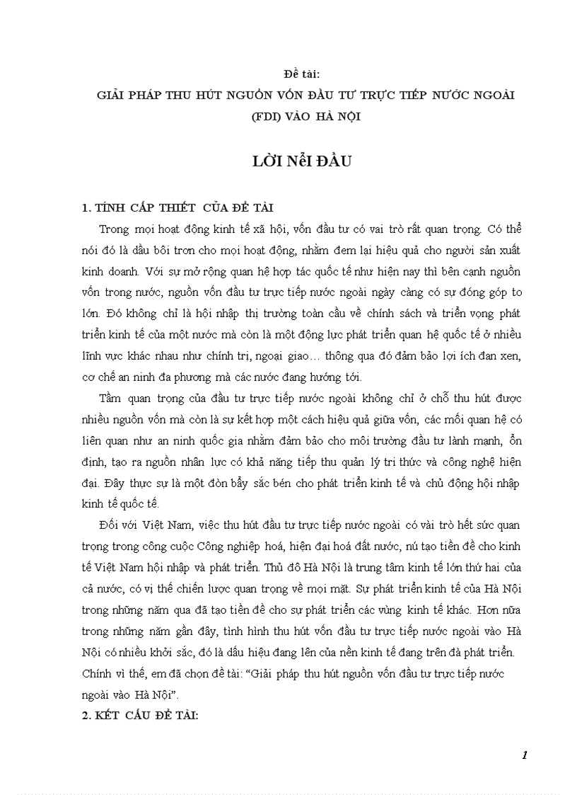 image for page Giải pháp thu hút nguồn vốn đầu tư trực tiếp nước ngoài vào Hà Nội