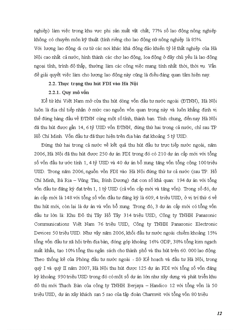 image for page Giải pháp thu hút nguồn vốn đầu tư trực tiếp nước ngoài vào Hà Nội