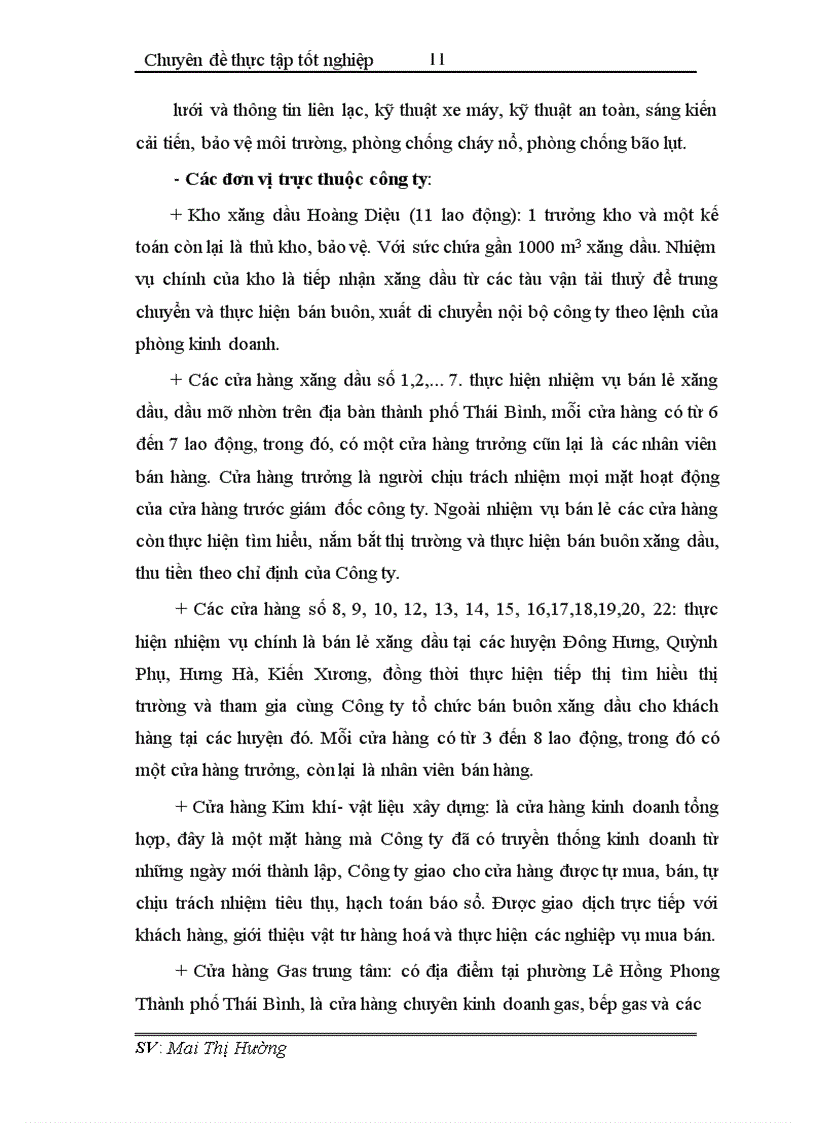 image for page Hoàn thiện công tác hạch toán tiêu thụ và xác định kết quả tiêu thụ tại Công ty xăng dầu Thái Bình