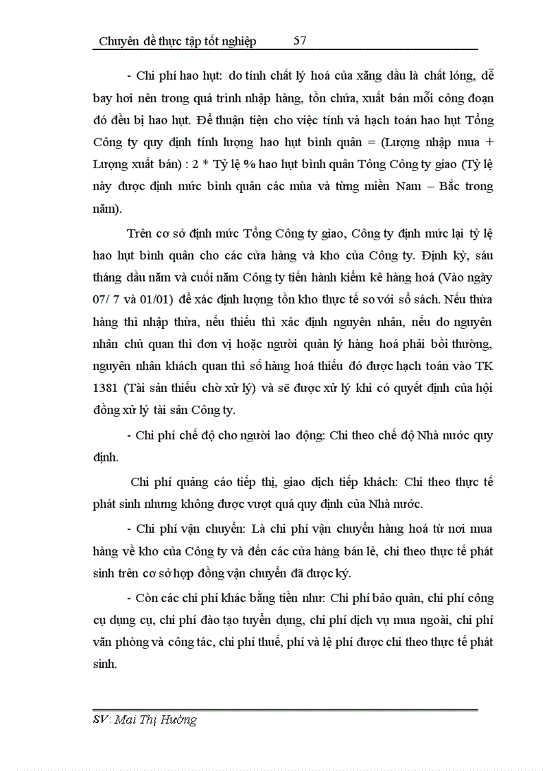image for page Hoàn thiện công tác hạch toán tiêu thụ và xác định kết quả tiêu thụ tại Công ty xăng dầu Thái Bình