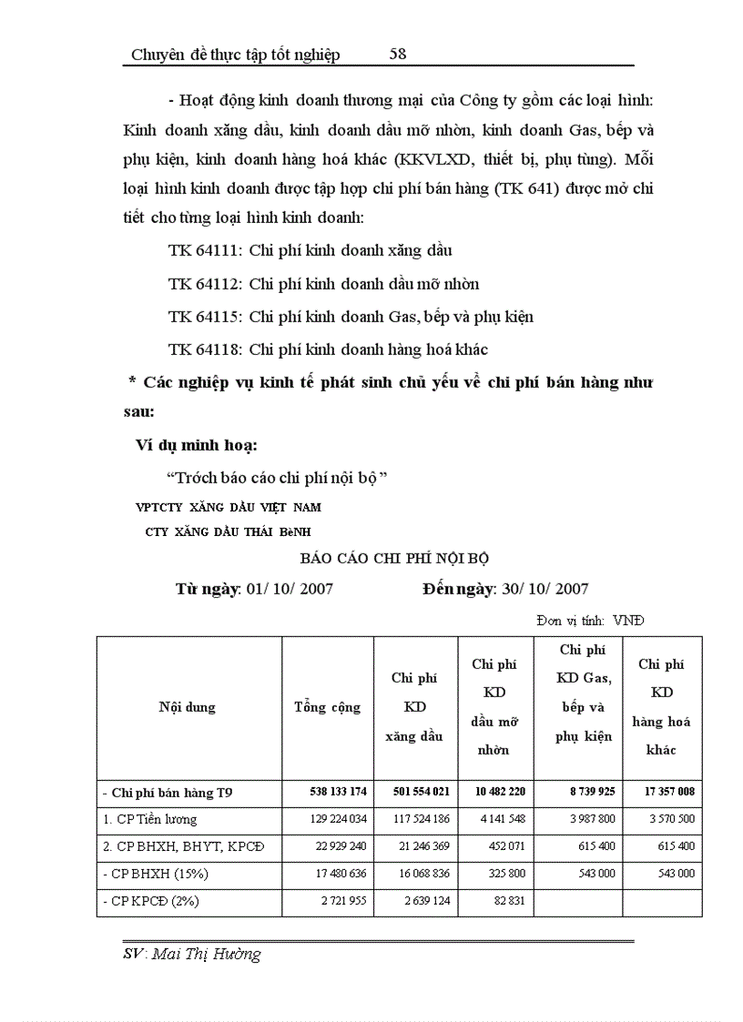image for page Hoàn thiện công tác hạch toán tiêu thụ và xác định kết quả tiêu thụ tại Công ty xăng dầu Thái Bình